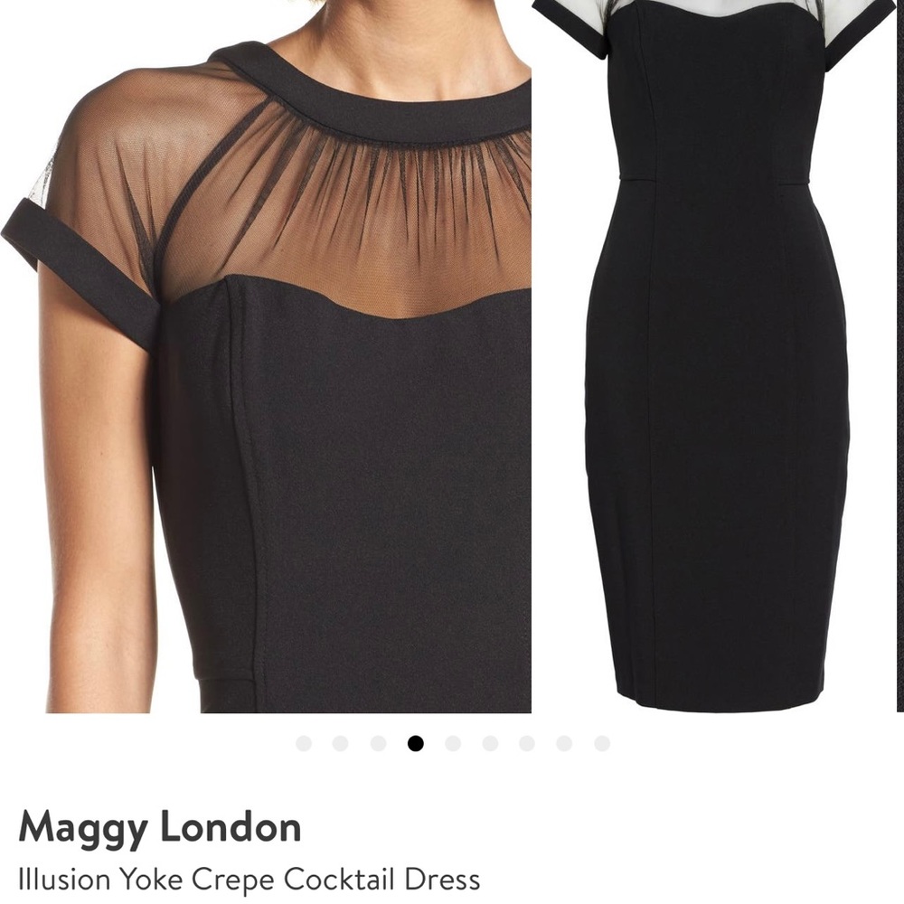 Black cocktail dress